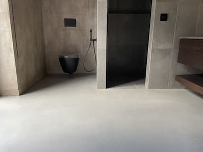 Microcement installation by MCF — project 9